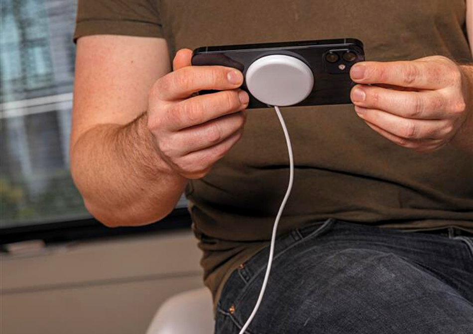 Incarcator wireless magnetic-bamboo