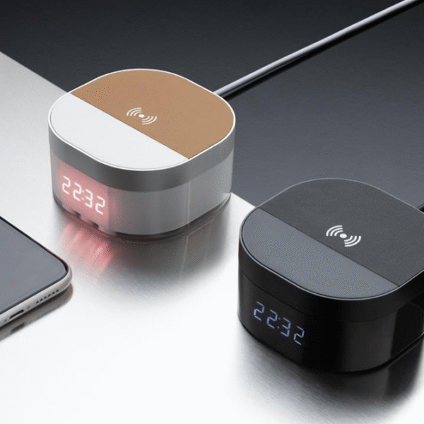 Ceas digital Aria - alb