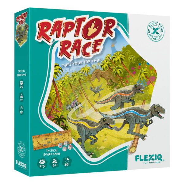 Joc de societate - Raptor Race, Flexiq, 6 + ani