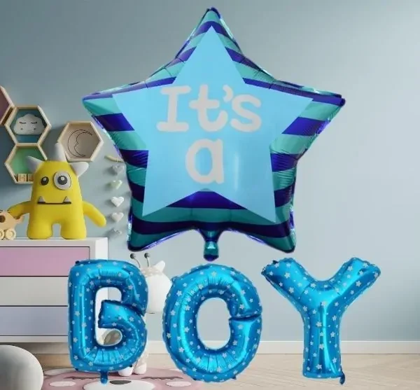 Balon Baby Shower - gender reveal - It's a boy