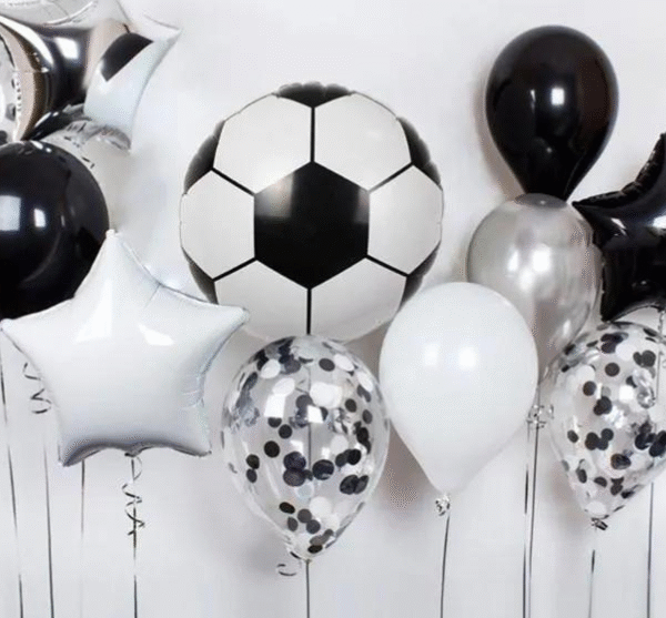 Set baloane fotbal - accesorii de petrecere