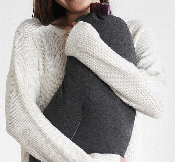 Perna gonflabila de calatorie - Aubergine