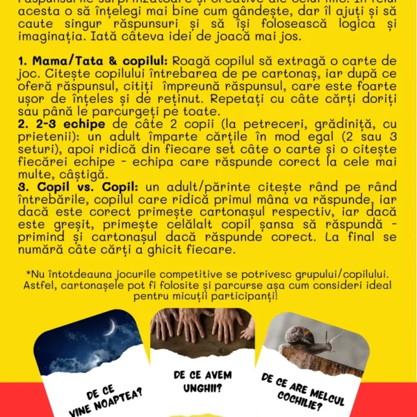 Alternative view of Saculetul cu jocuri - DE CE? 50 de cartonase distractive si educative, 4 + ani, Funlandia