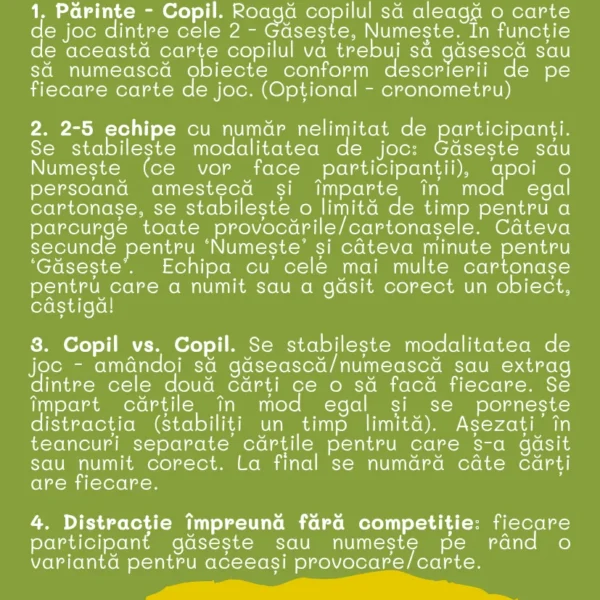 Alternative view of Saculetul cu jocuri - Gaseste sau nimereste, set de carti distractiv, 4 + ani, Funlandia