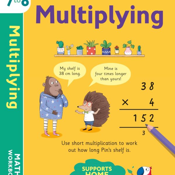 Carte pentru copii, Usborne, Workbooks Multiplying 7-8 ani+