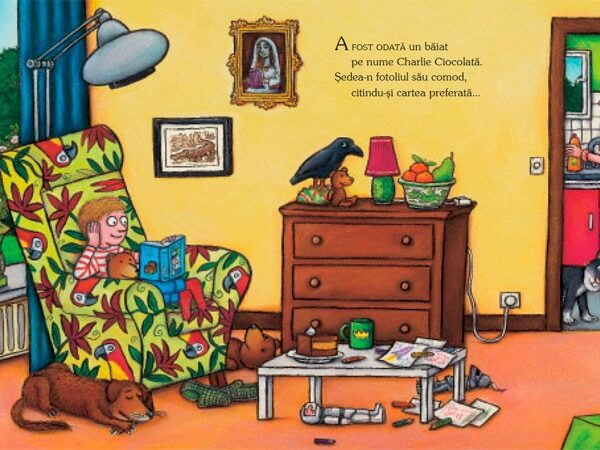 Alternative view of Charlie Ciocolată și cartea lui preferată