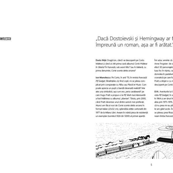 Alternative view of Corto Maltese 6. În Siberia