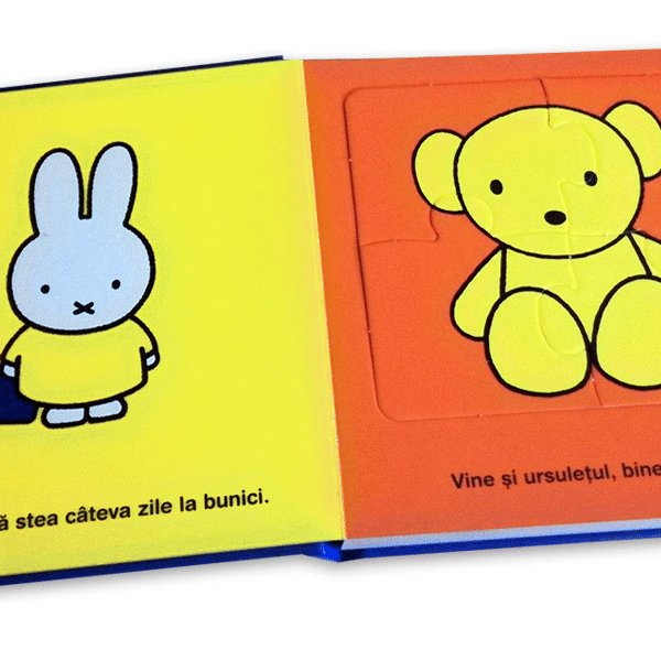 Alternative view of Miffy merge la bunici. Carte cu puzzle