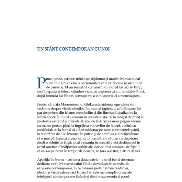 Alternative view of Vladimir Ghika peregrinul apostolic