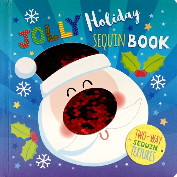 Alternative view of XMAS SEQUIN BOOKS - SANTA