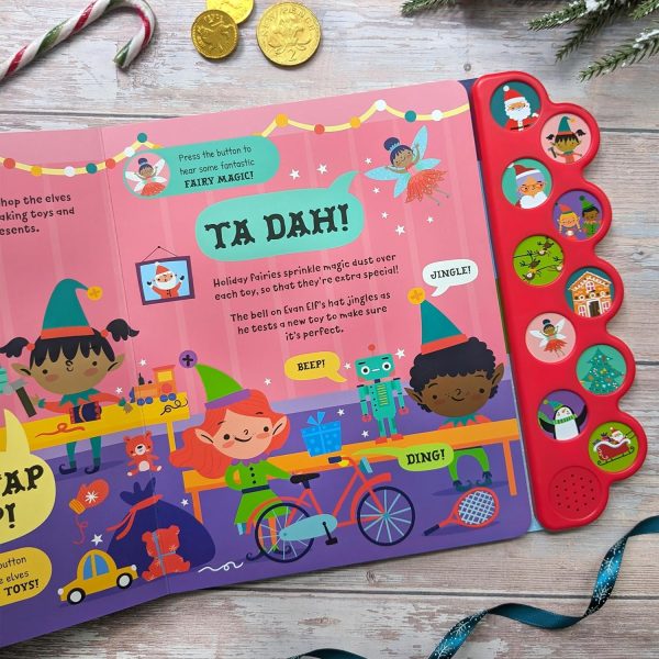 Alternative view of KIDSBOOKS SEARCH & FIND 10 BUTTON SOUND BOOK - CHRISTMAS