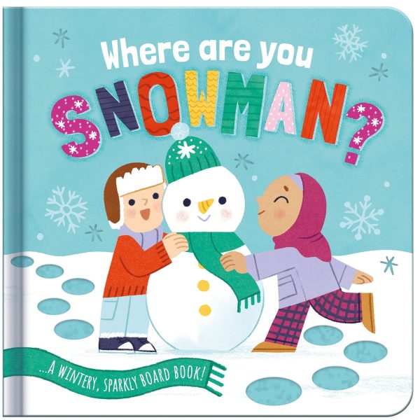 GLITTERY BOARD BOOK - SNOWMAN