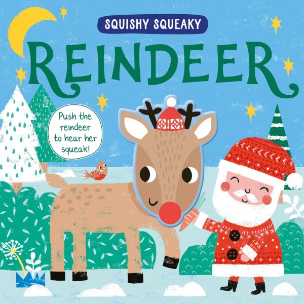CHRISTMAS SQUEAKY BOARD BOOK - REINDEER