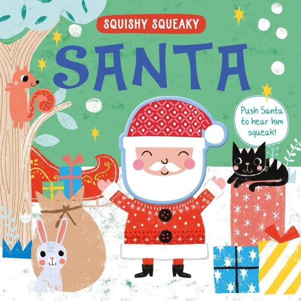 CHRISTMAS SQUEAKY BOARD BOOK - SANTA