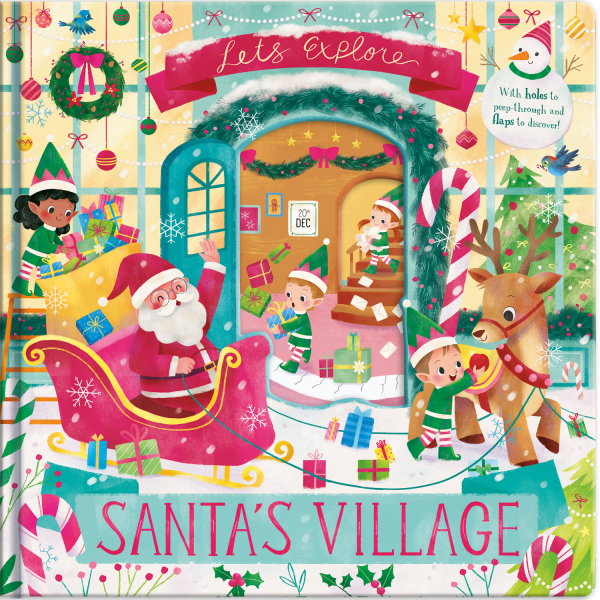 CHRISTMAS NATURE DIE-CUT BOOKS - SANTA'S VILLAGE