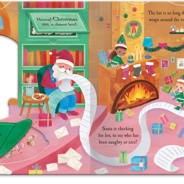 Alternative view of CHRISTMAS NATURE DIE-CUT BOOKS - SANTA'S VILLAGE